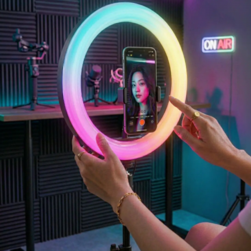 ARO DE LUZ RGB MJ36 14P O 36 CM
